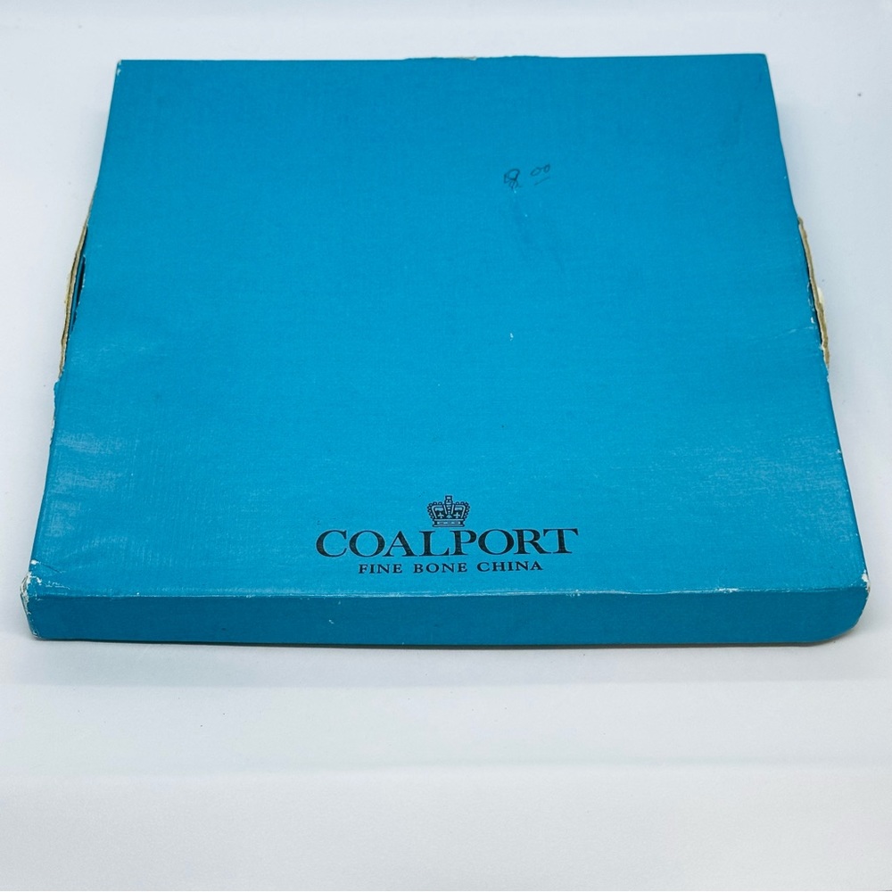 Vtg Coalport Fine Bone China CHRISTMAS 1980 Collector Plate Blind Man's Buff Box - Picture 9 of 12